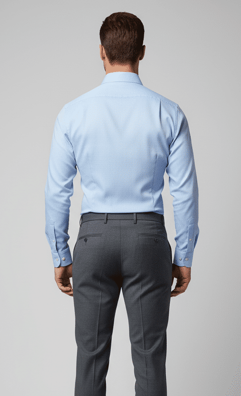 Sky Blue Formal Shirt - Image 3