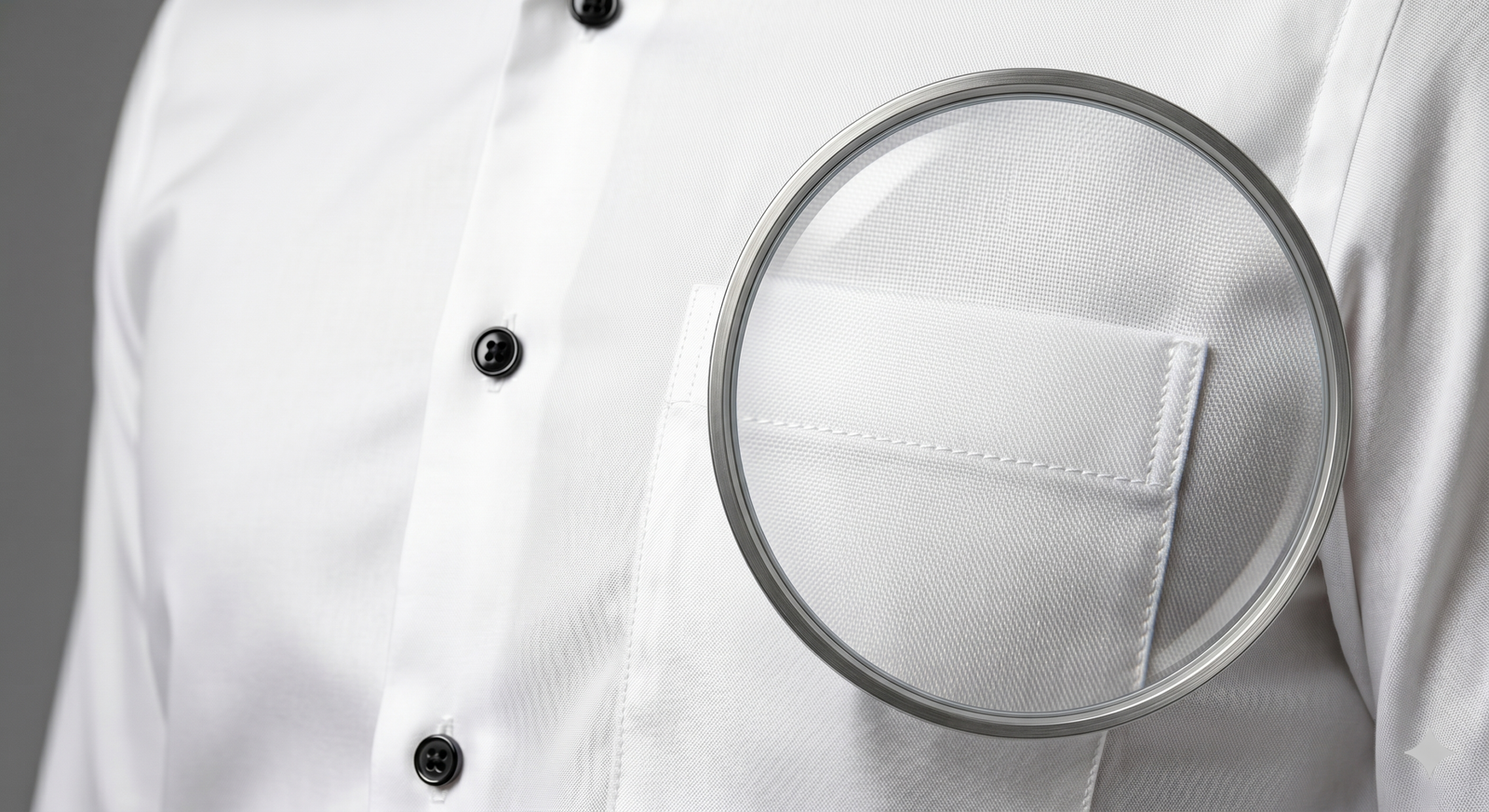 Premium White Giza Cotton Shirt with Black Buttons – Luxury Formal Shirt for Men - Image 4