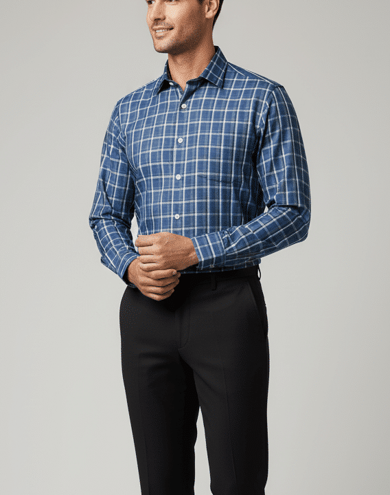 Blue Checks Shirt