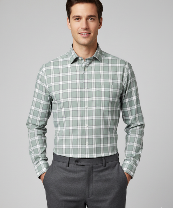 Premium Cotton Mint Green Shirt